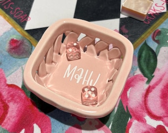 Mahjong Dice Dish – Mahjong Accessories Tray – Gift for Mahjong Players