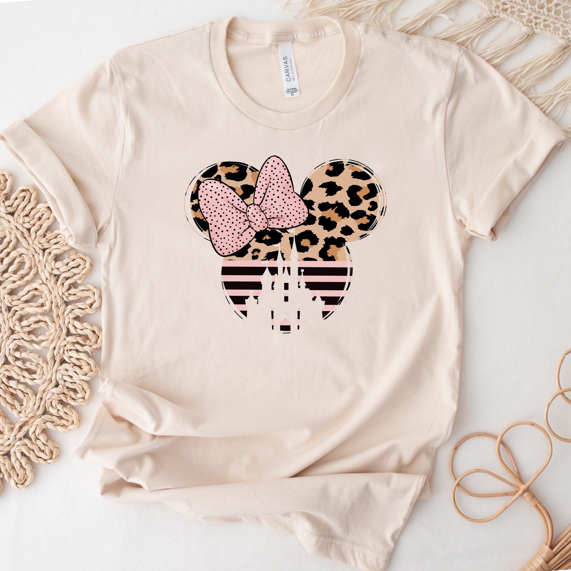 Discover Minnie castle cheetah Animal Kingdom Shirt. Disneyworld Shirt Family. Magic Kingdom Shirt