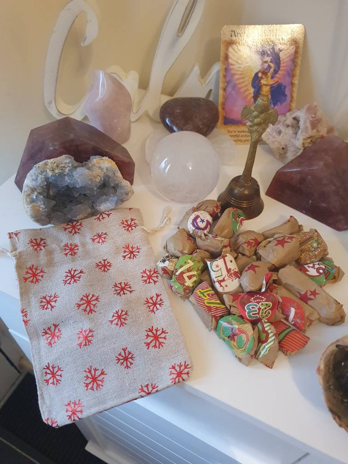 Crystal advent calendar 24 day advent gemstone Crystal Etsy