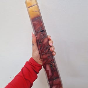 Mookaite 37cm crystal point  - Mookaite carving - crystals for healing - Mookaite large crystal tower 1.4kg