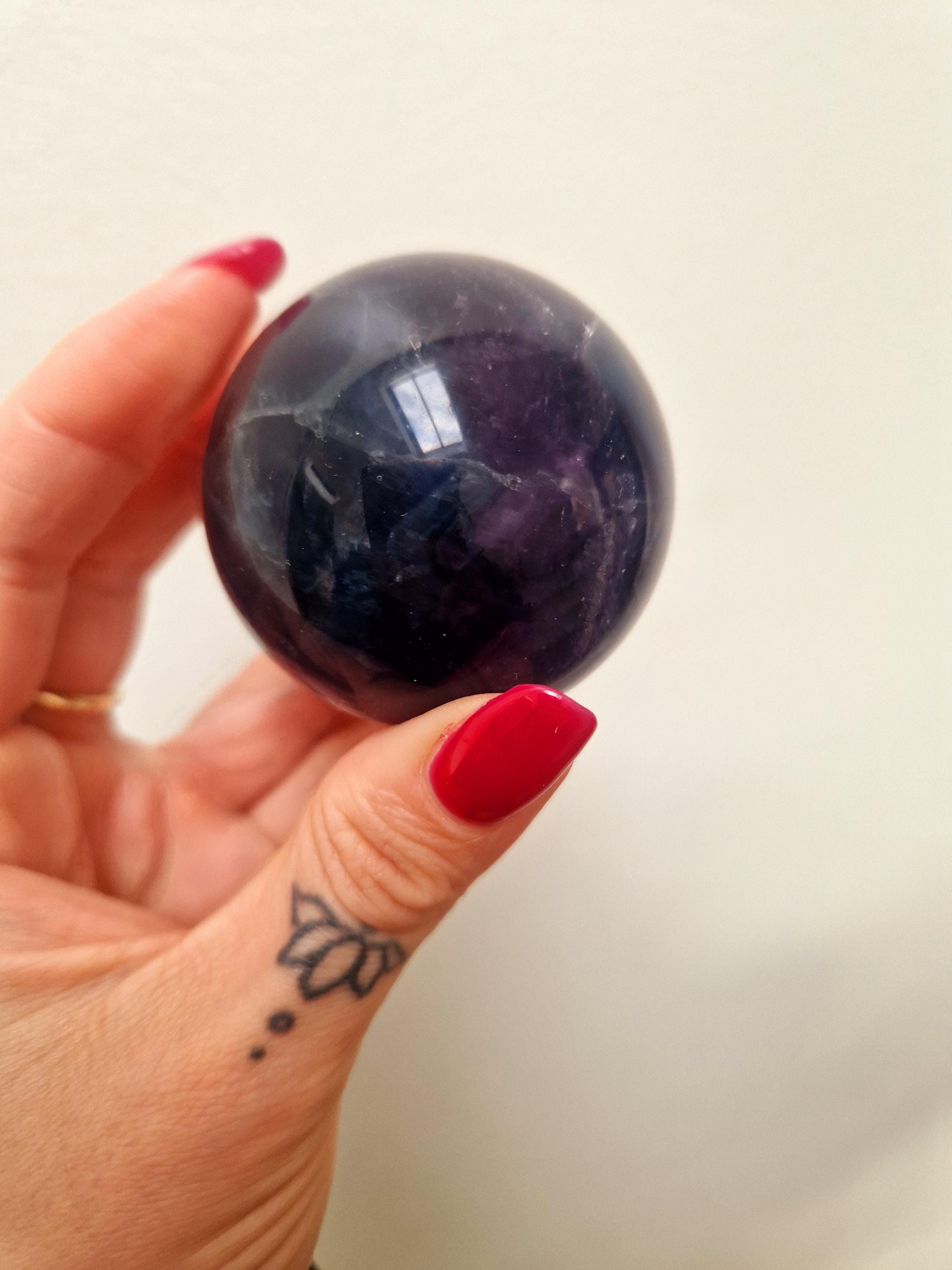 フローライト水晶球 - 45 mm - ヒーリング用水晶 - Etsy 日本