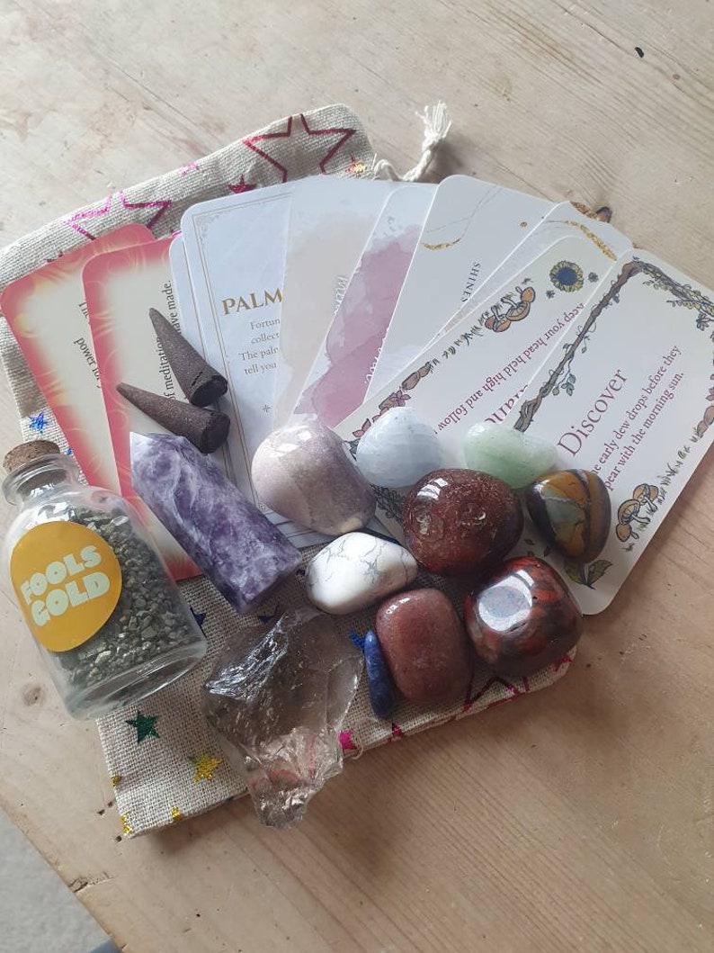 Crystal Advent Calendar 24 Day Advent Gemstone Crystal Etsy