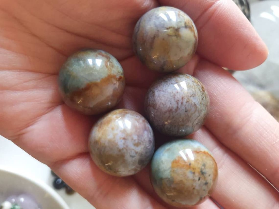 3 Mini crystal spheres 2025mm crystal healing spheres Etsy