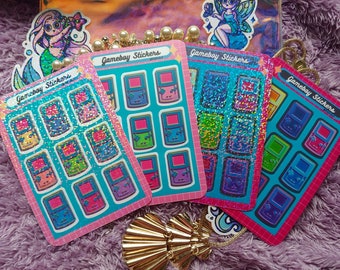 Gameboy Sticker Sheets