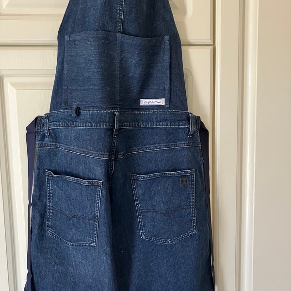 TABLIER en jeans recyclé