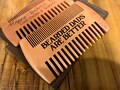 Wood Beard Comb/ Gift for Him/Laser Engraved/ Grooming Tool/ Barber Shop/ Valentine Gift/ Fathers Day/ Gift For Him/ Bearded Dads are Better