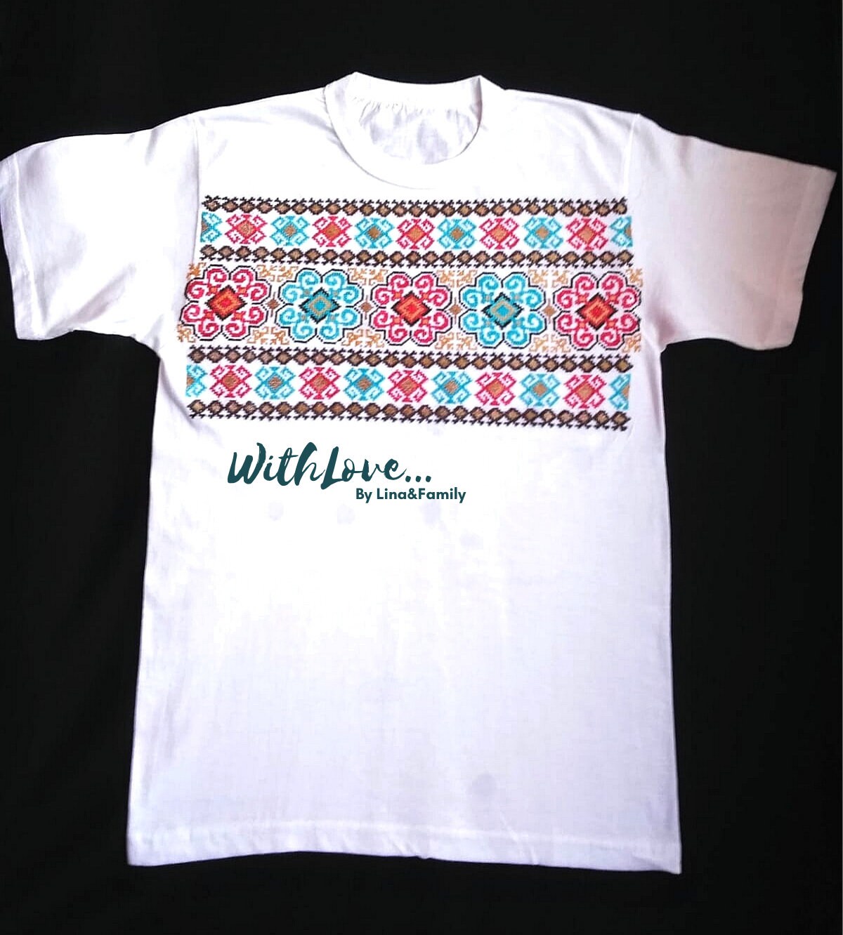 Bulgarian T-shirt Handmade Traditional Bulgarian Embroidery | Etsy