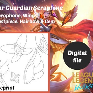 Star Guardian Seraphine - Pakketblauwdruk