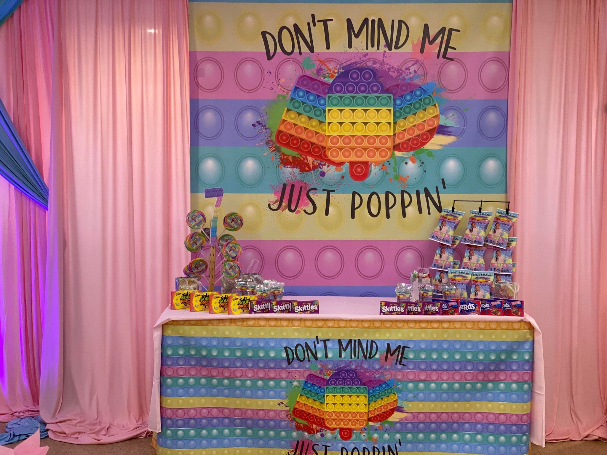 Pop It Backdrop And Table Front Etsy