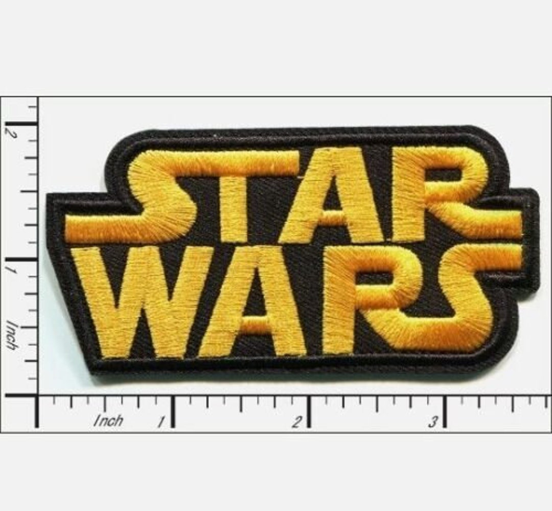 Star Wars Embroidered Iron on Patch 3.25 X 2 Etsy