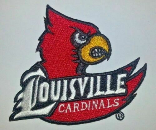 Louisville University Cardinals Vintage Mascot Iron-On Patch