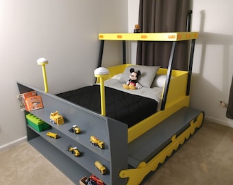 kids digger bed