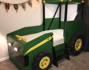 boys tractor bed