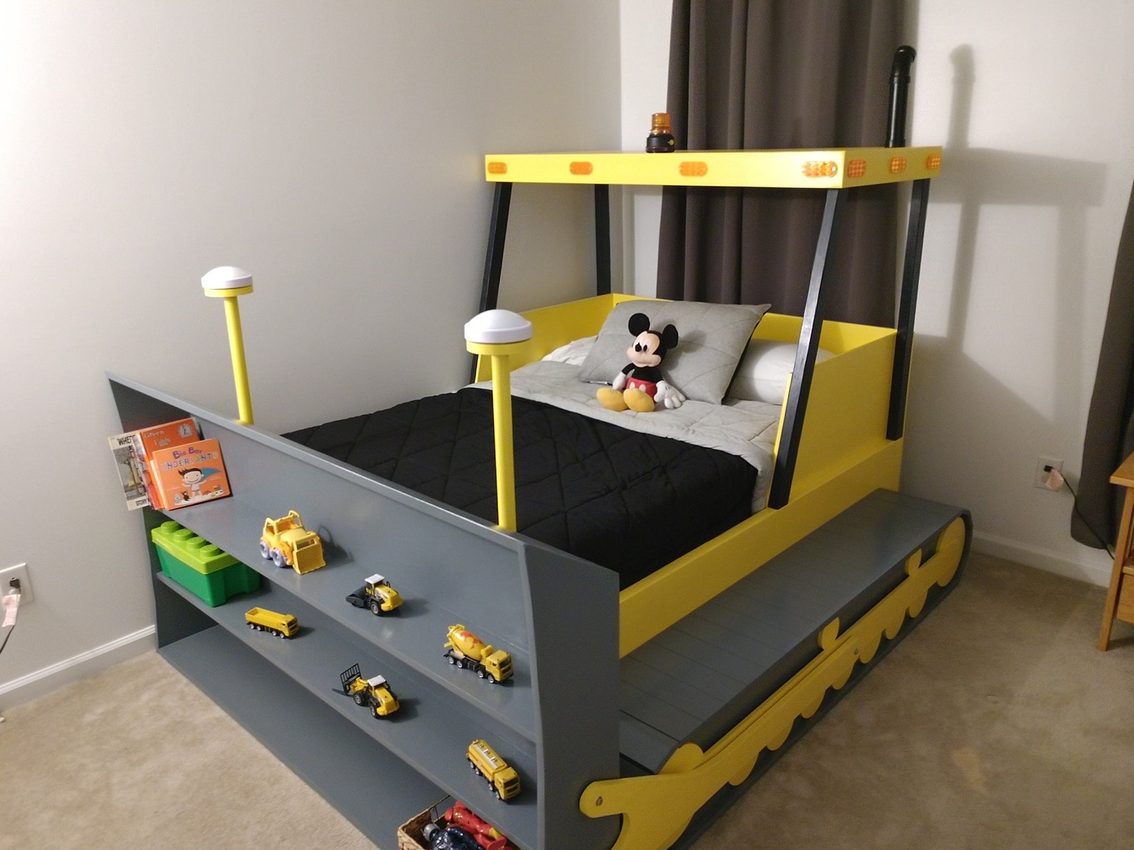 Full Size Bulldozer Bed PLANS plans Only Create a Etsy