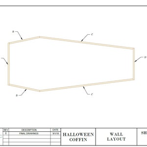 Halloween Coffin PLANS Plans Only, Build a coffin decoration for your yard Perfect for the DIY Woodworking Enthusiast image 3