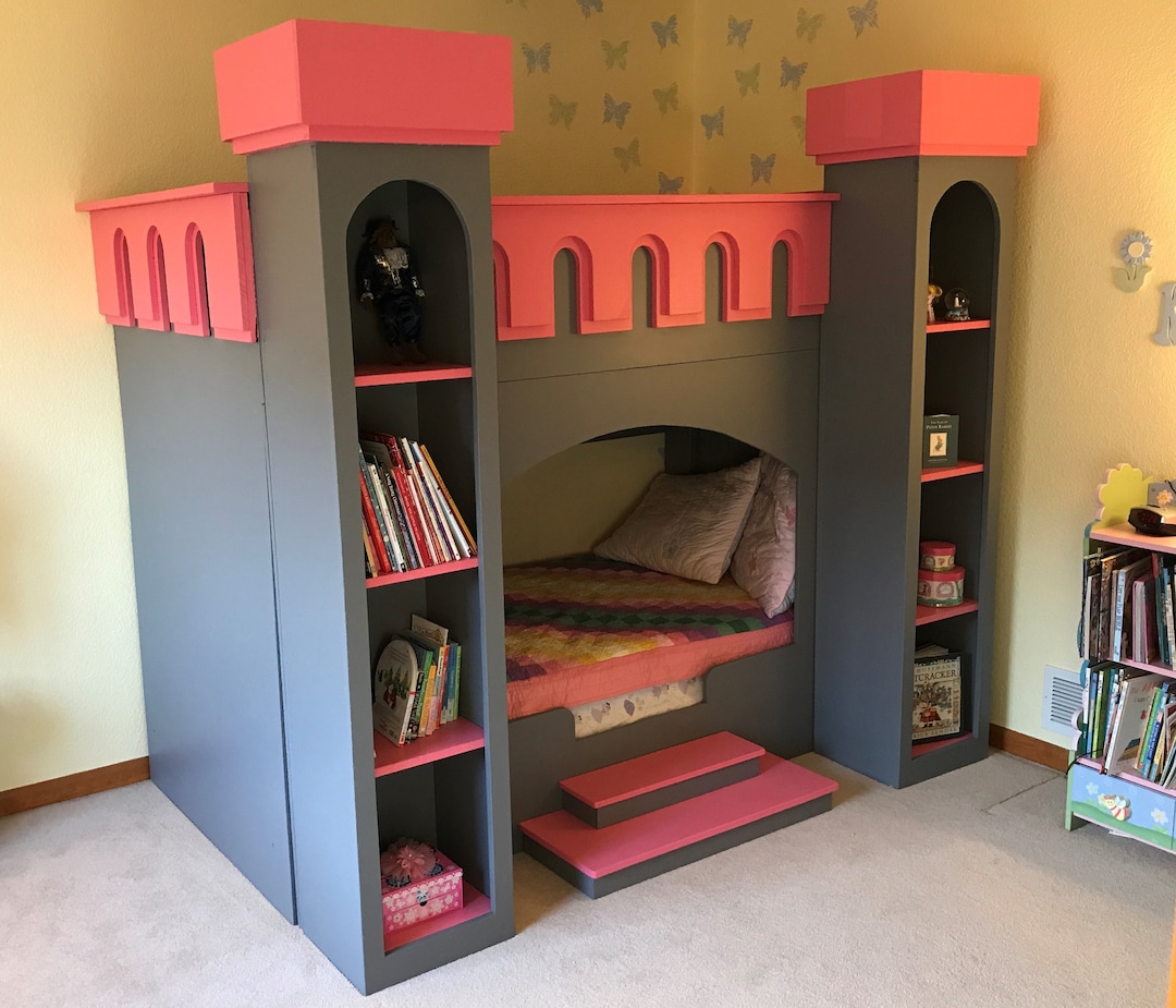 Childrens princess castle bed hotsell