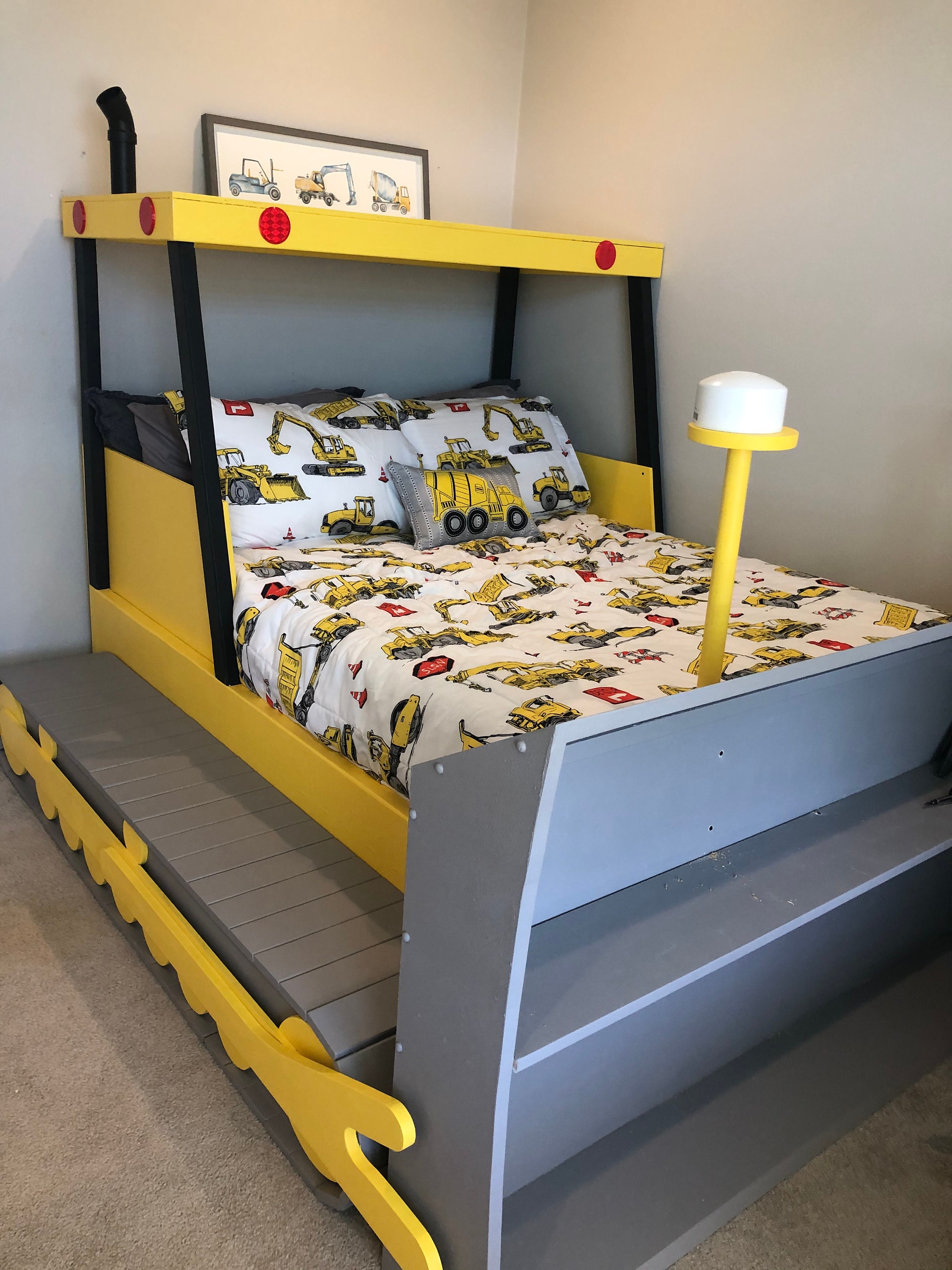 Full Size Bulldozer Bed PLANS plans Only Create a Etsy
