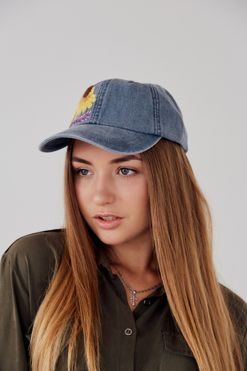 Hand Embroidered Hat / Birthday Hats Women / Custom Hat / Etsy