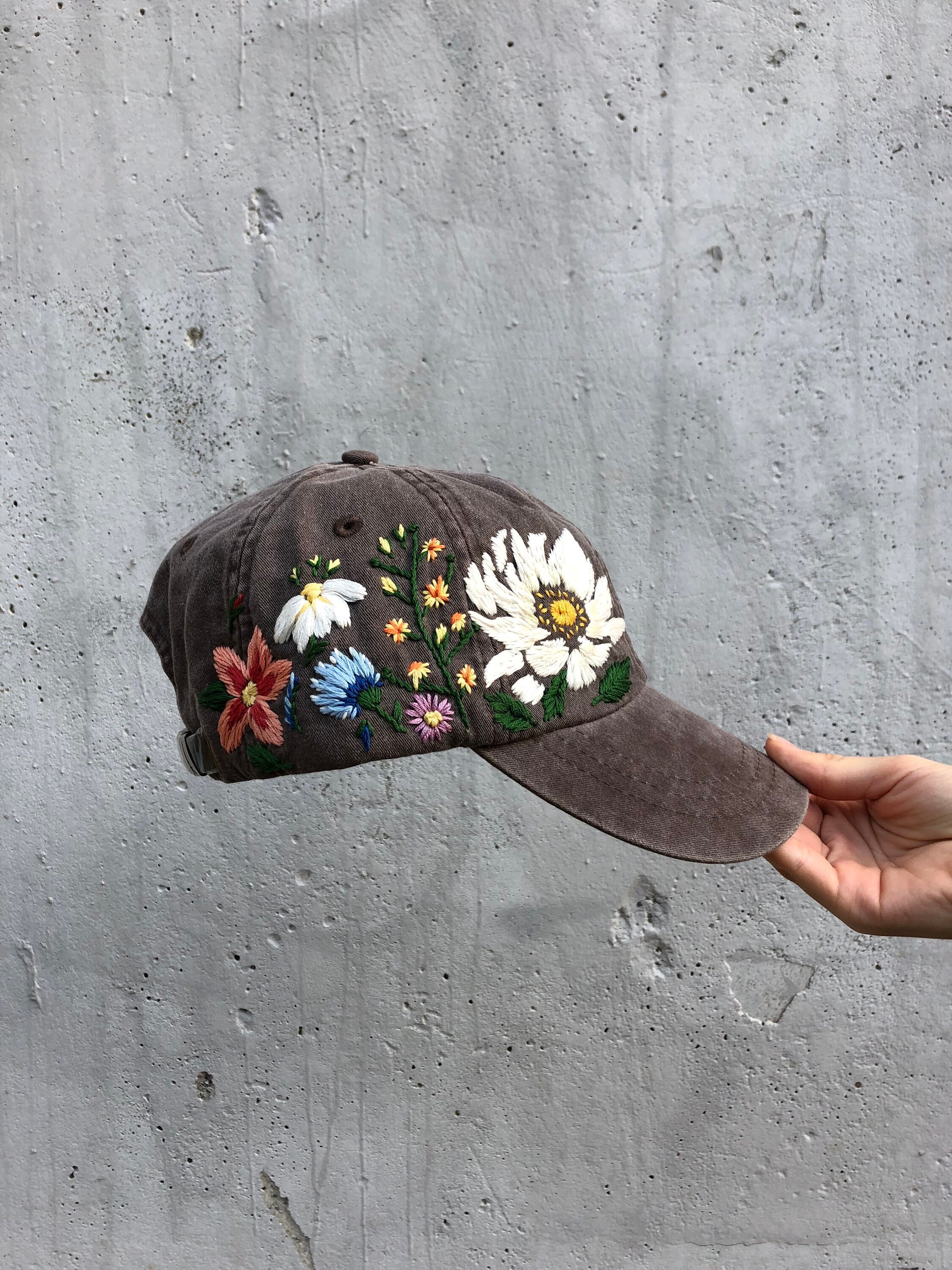 Baseball Cap Embroidered Hat Womens 