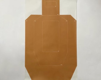 Vintage Shooting Range Paper Target