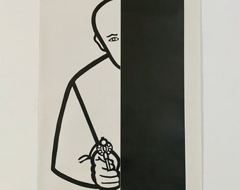 Genuine Vintage Czech Military / Police Shooting Range Target