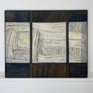 Original  Mid-Century Abstract Painting Swedish / Oil Painting / Original Wall Art / Wall Decor / Mid-Century Art / Abstract Art