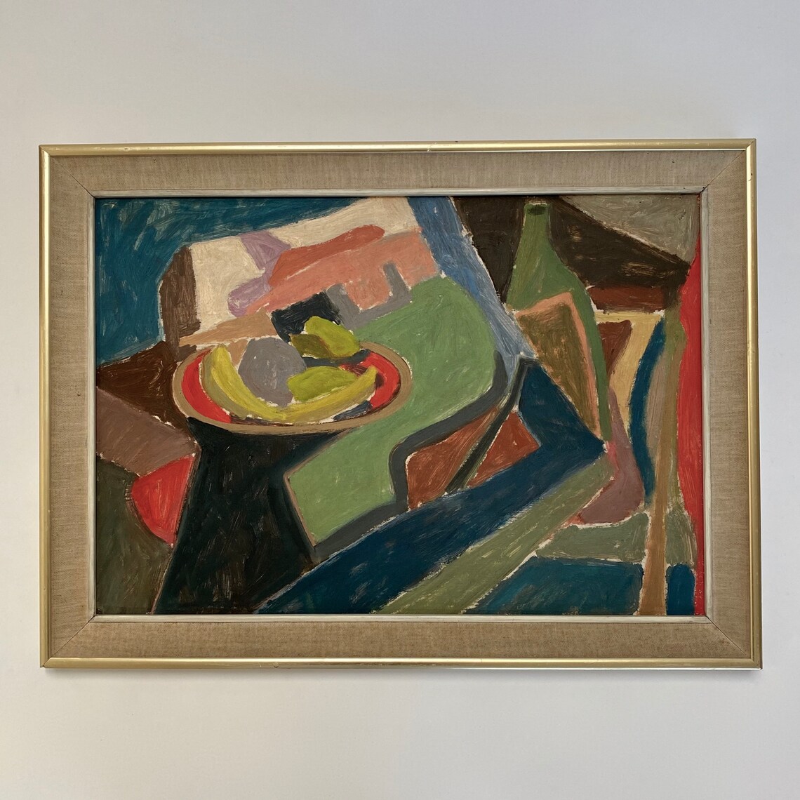 Swedish Abstract Still Life Painting / Swedish Art / Oil Etsy