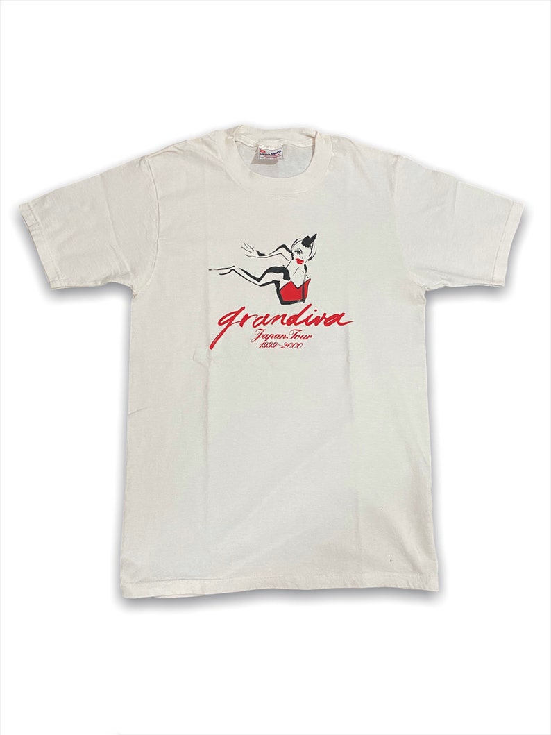 Vintage 90s Grandiva Japan Tour T-shirt Size Small Made In USA