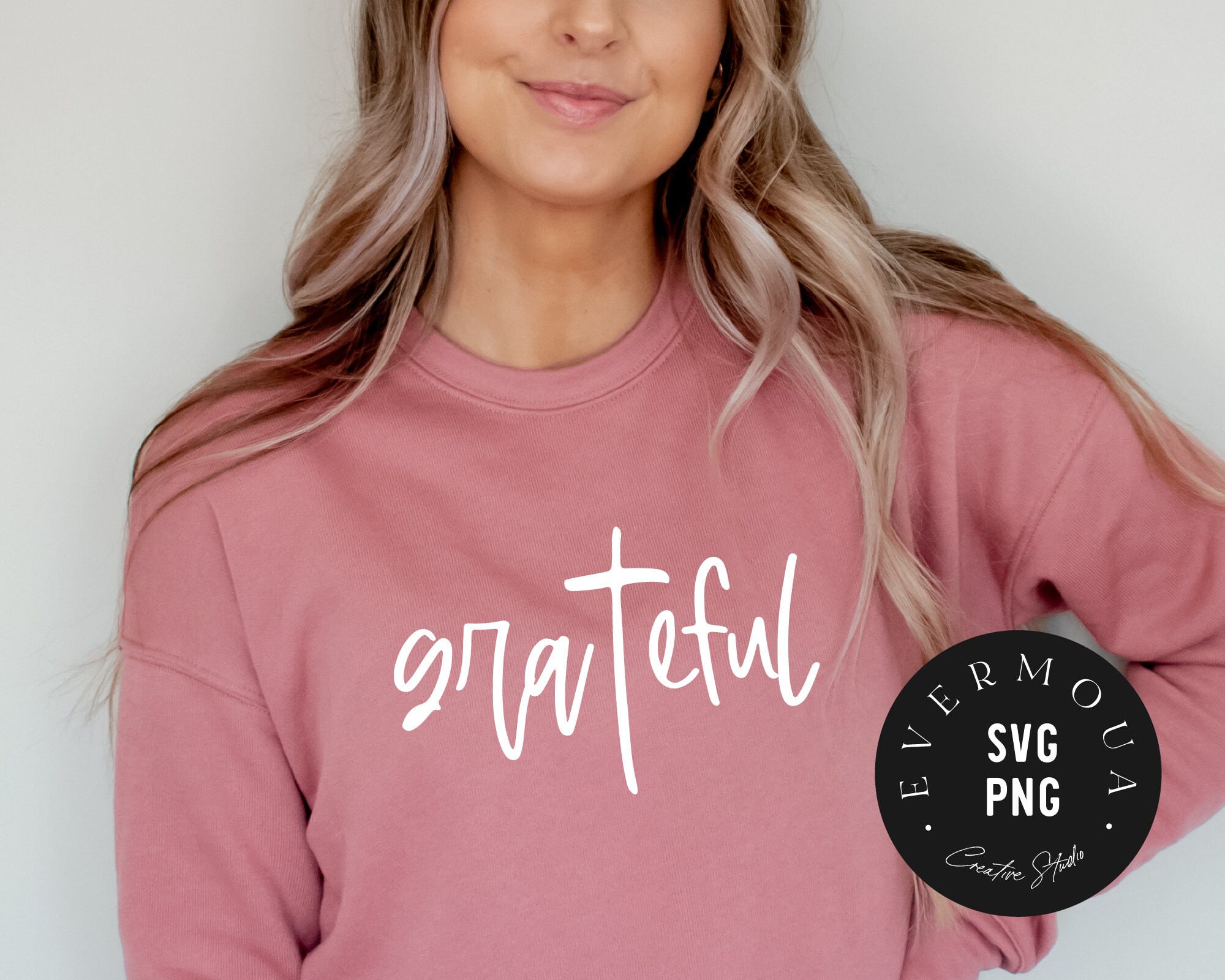 Download Grateful SVG Cut File for Christian Easter T-Shirts ...
