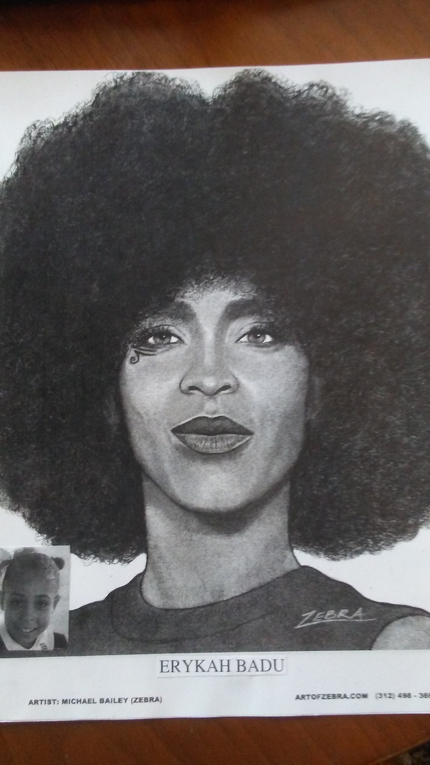 Erykah Badu Art Print Etsy