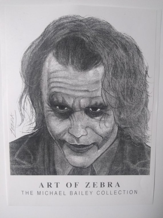 Joker Art Print Etsy