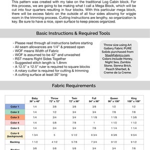 Cabin Fade Quilt Pattern PDF image 3