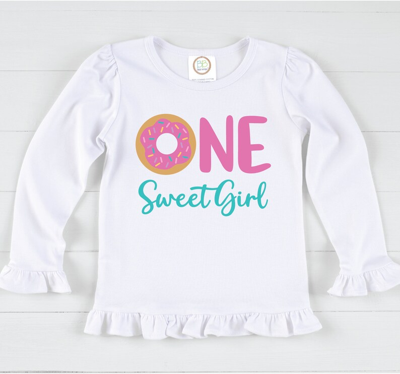 Download Donut SVG One Sweet Girl SVG 1st Birthday Cutting File for ...