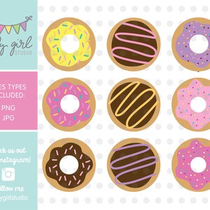 Donuts With Sprinkles Clipart Images, Pastries, PNG and JPG Files, Clip ...