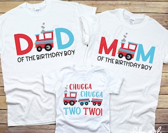 Mom Birthday Boy Train Conductor Birthday Party T-Shirt Mom Birthday Boy Train Conductor Birthday Party T-Shirt