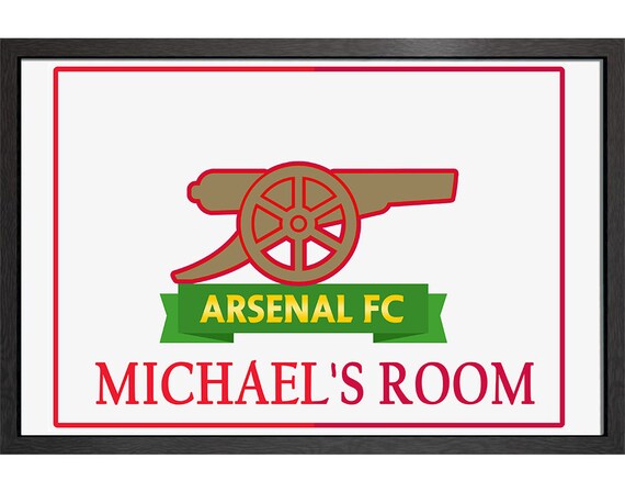 Football Team Bedroom Plaque Framed Or Printed Etsy