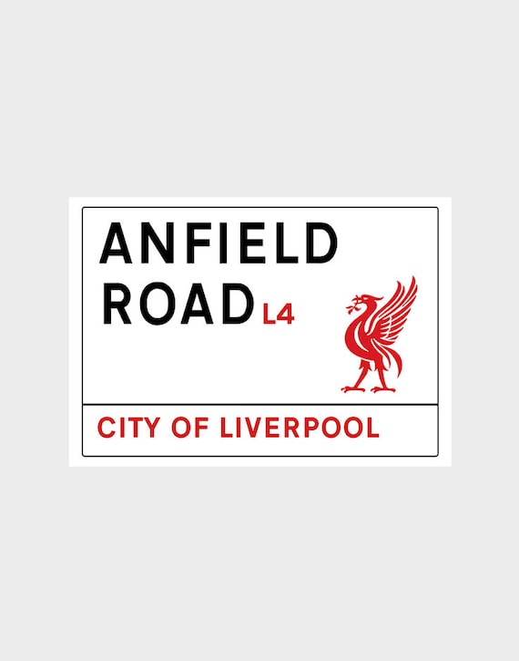 Liverpool Fc Anfield Road Street Sign Minimalist Poster Etsy Liverpool Fc Anfield Road Street Sign Minimalist Poster Etsy