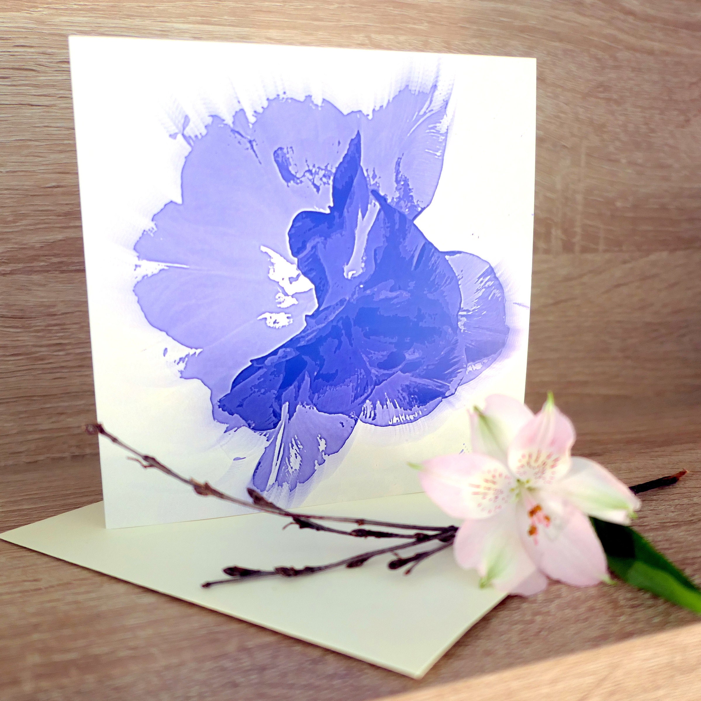 Carte D'anniversaire Florale UK Greetings - Pour Elle/amie, Message Personnalisé, Format 149 X 229 Mm