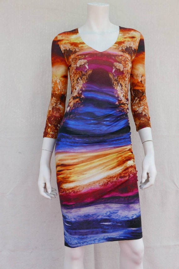 Alexander McQueen asymmetrical dress