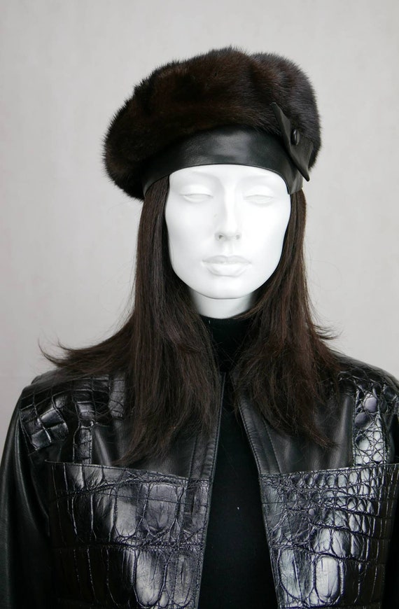 1980s Frederick Fox mink hat