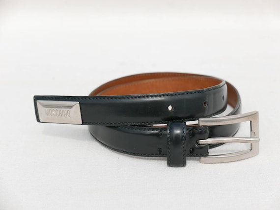 80's Moschino leather belt