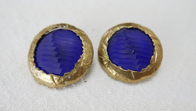 1980/'s Claude Montana clip on earrings