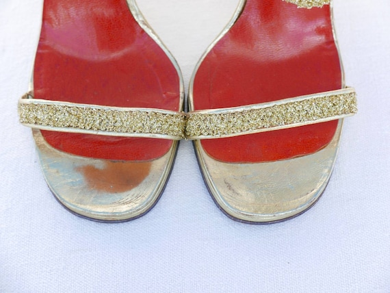 1970s Yves Saint Laurent gold platforms - image 5
