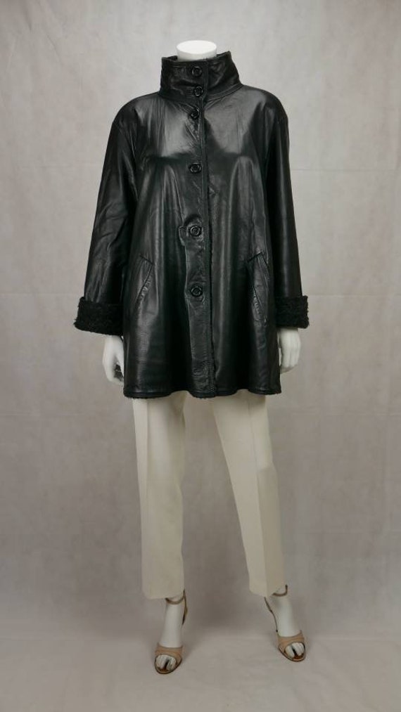 1990s Sylvie Schimmel leather jacket