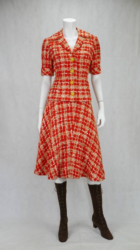 1960s Boucle skirt suit