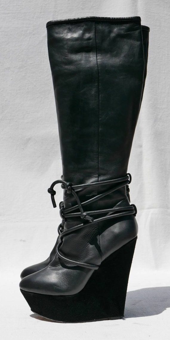 L.A.M.B knee high boots