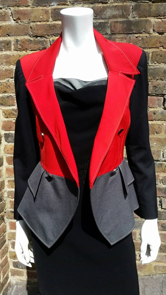 Ca. 1990s Lolita Lempicka structured jacket