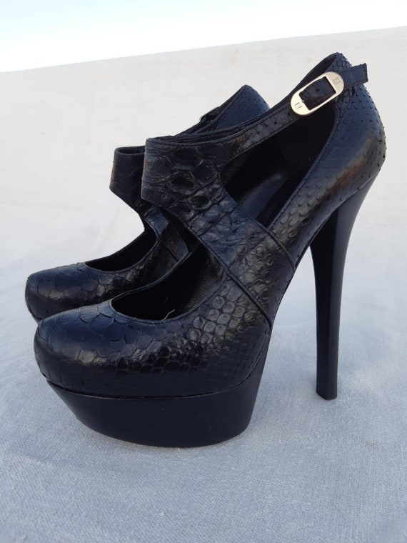 FENDI snakeskin platforms