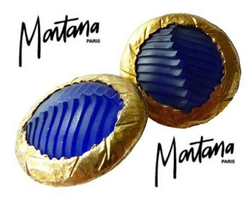 1980/'s Claude Montana clip on earrings