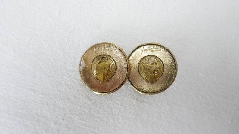 1980/'s Claude Montana clip on earrings